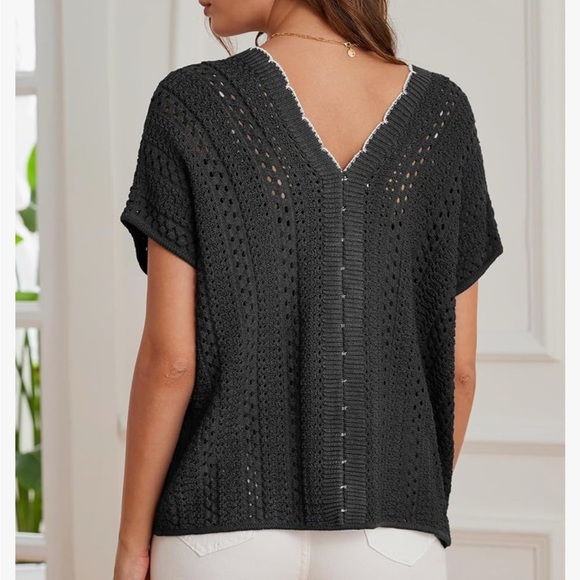 GRACE KARIN 2025 WOMENS LIGHTWEIGHT CROCHET CARDIGAN SWEATER - Picture 4 of 10